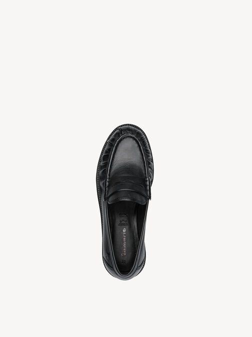 Slipper, BLACK LEATHER, hi-res