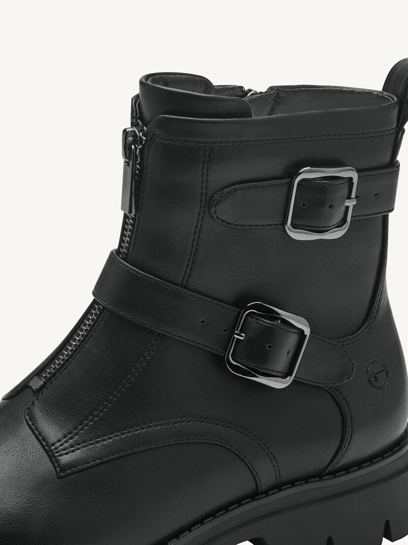 Enkellaarsje - zwart, BLACK MATT, hi-res