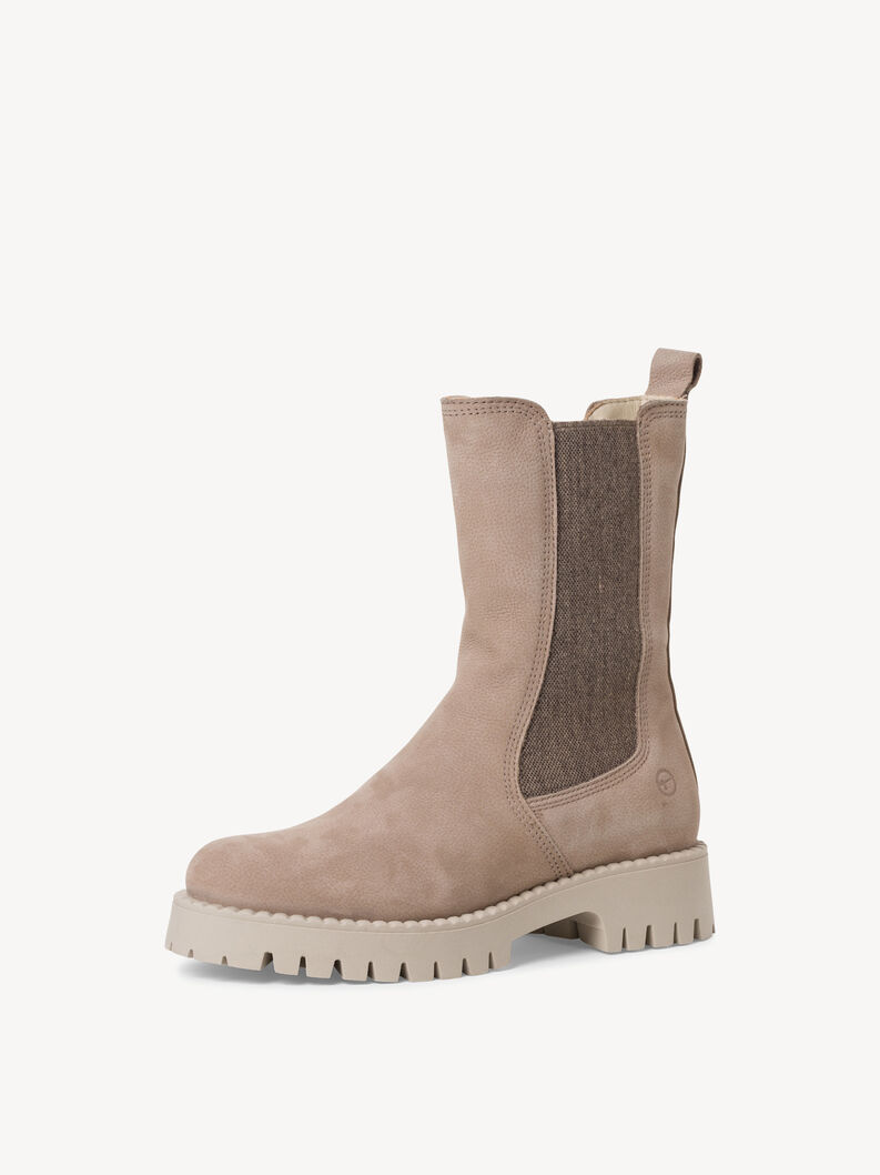 Stivaletti - beige fodera calda, TAUPE, hi-res