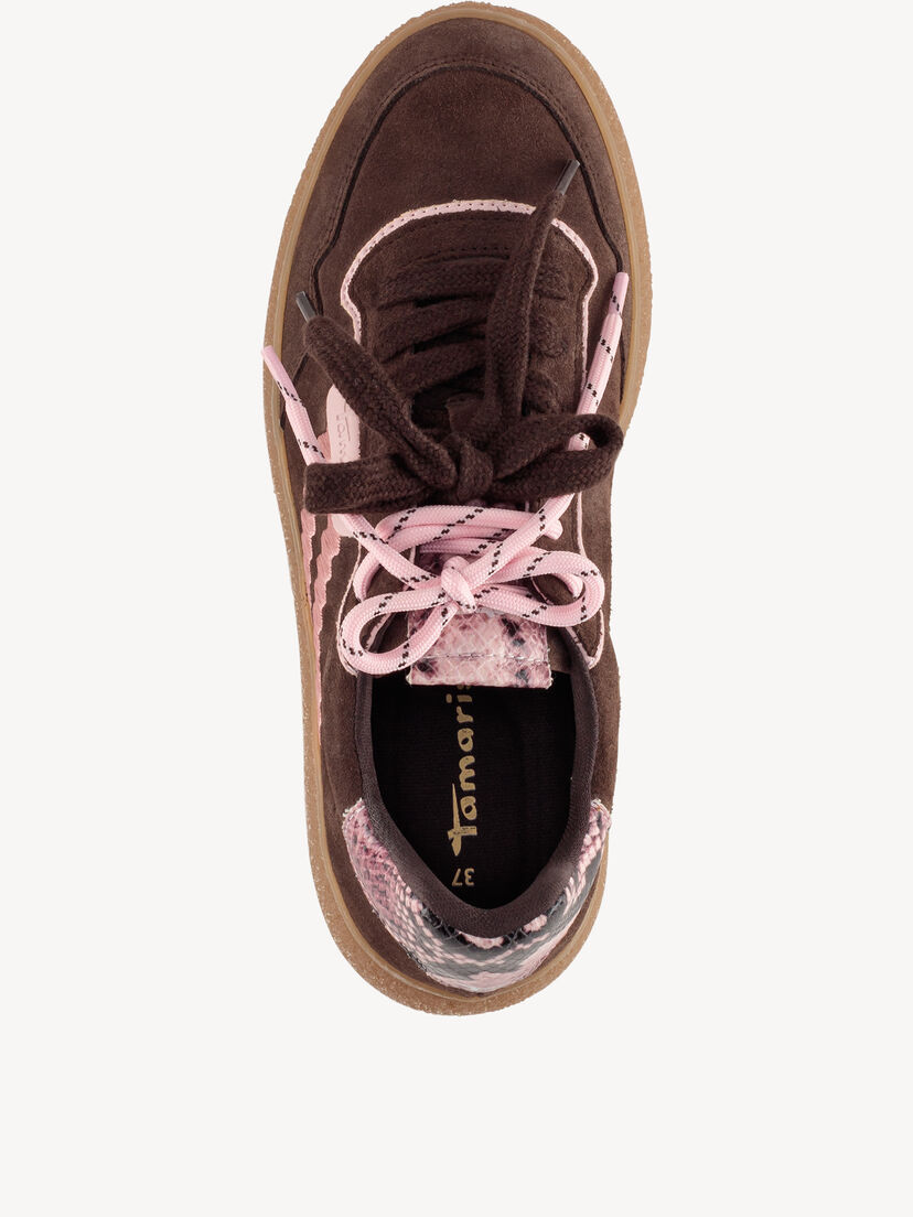 Sneaker - bruin, MOCCA/ROSE, hi-res
