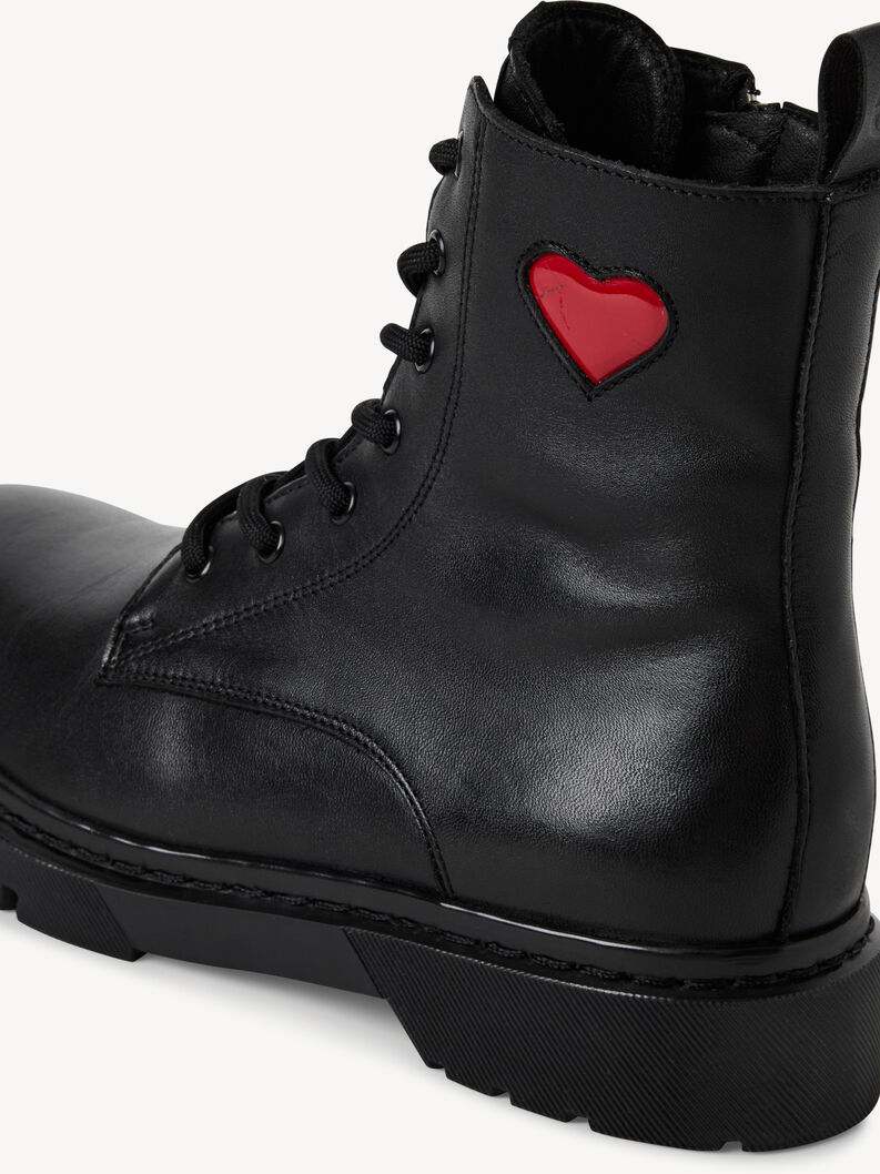 Bootie - black, BLACK/RED, hi-res