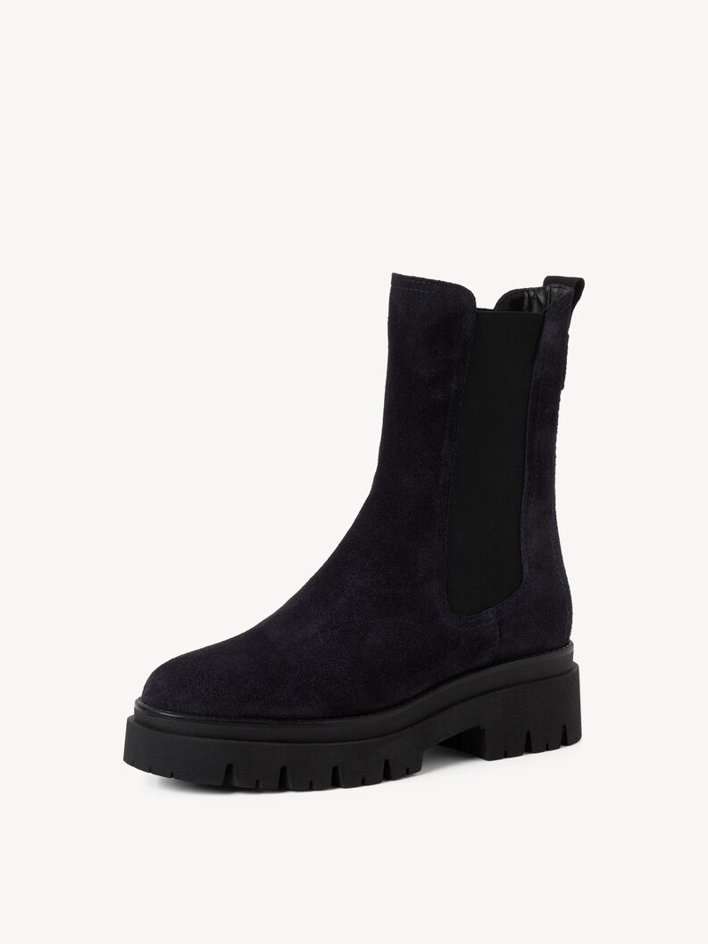Kožen&eacute; Obuv Chelsea - modr&aacute;, NAVY SUEDE, hi-res