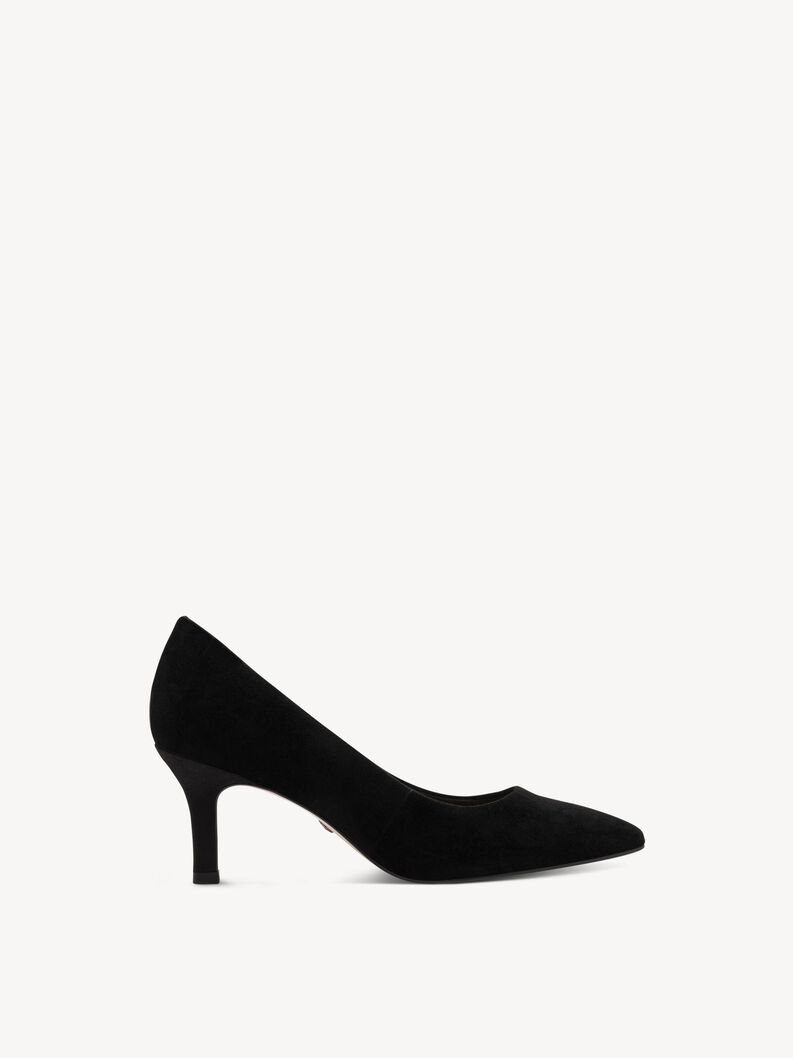 Lederpumps - schwarz, BLACK SUEDE, hi-res