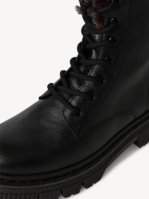 Enkellaarsje, BLACK LEATHER, hi-res