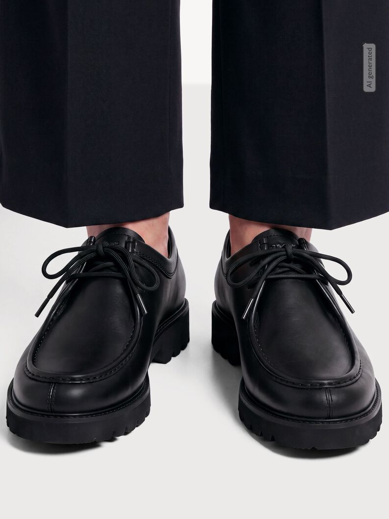 Low shoes, BLACK, hi-res