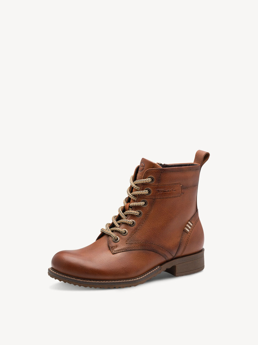 Enkellaarsje - bruin, COGNAC LEATHER, hi-res