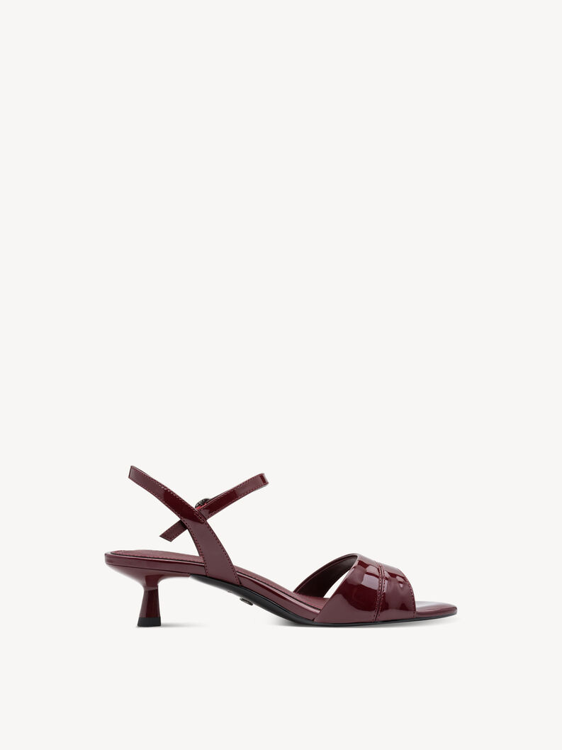 Sandalette - rot, MERLOT, hi-res