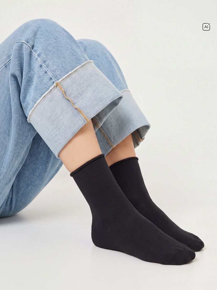 Sokken 2-pack, black, hi-res