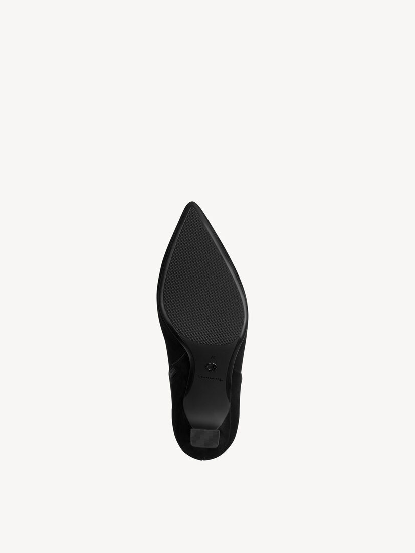 Enkellaarsje - zwart, BLACK, hi-res