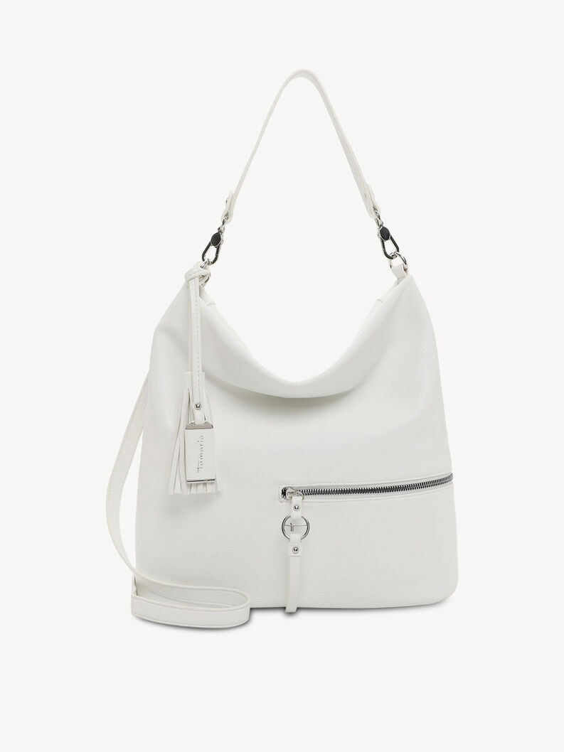 Τσάντα σάκος - λευκό, white, hi-res