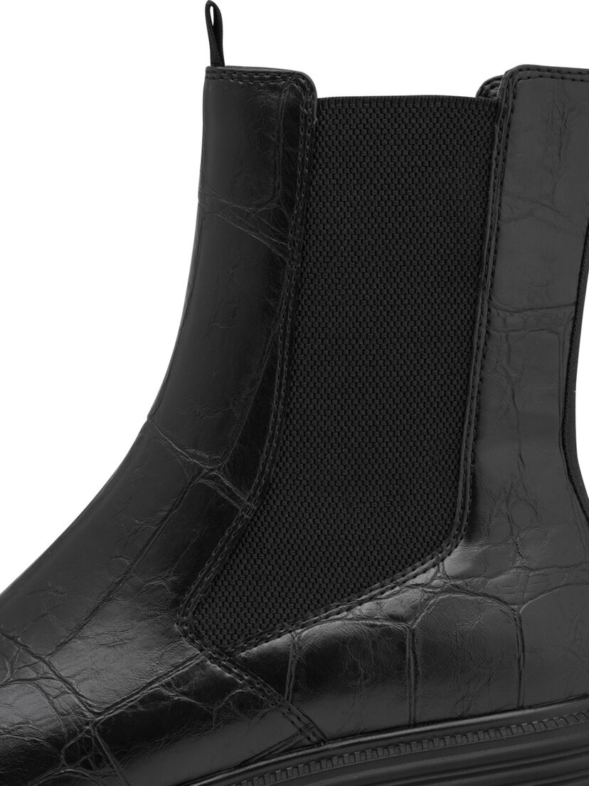 Chelseaboot, BLACK CROCO, hi-res