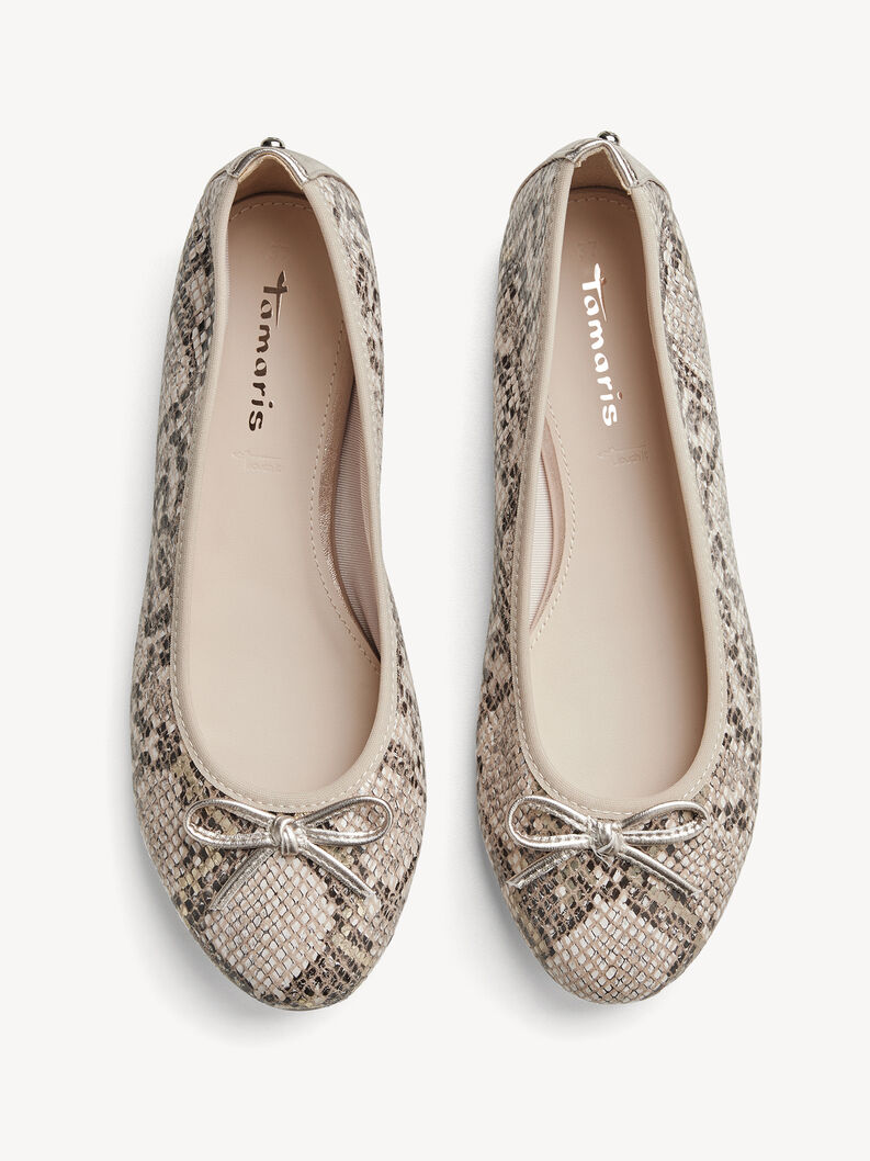 Ballerina - beige, BEIGE SNAKE, hi-res