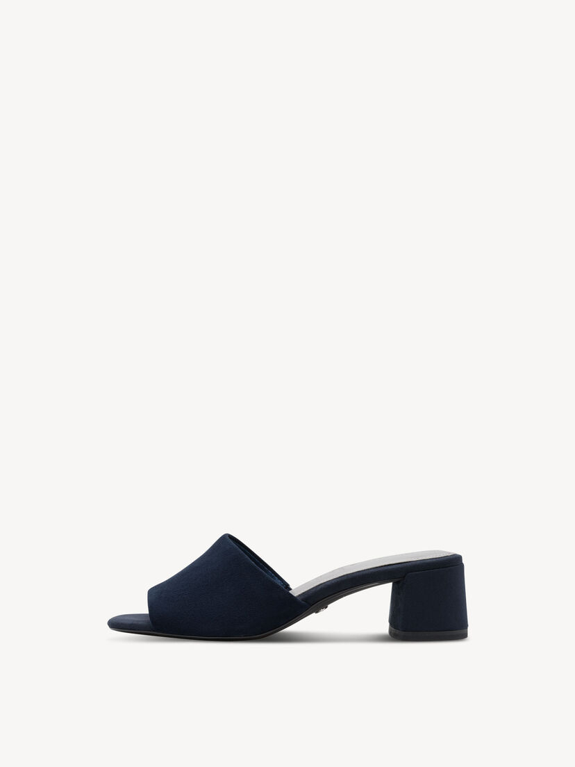 Leren Slipper - blauw, NAVY SUEDE UNI, hi-res
