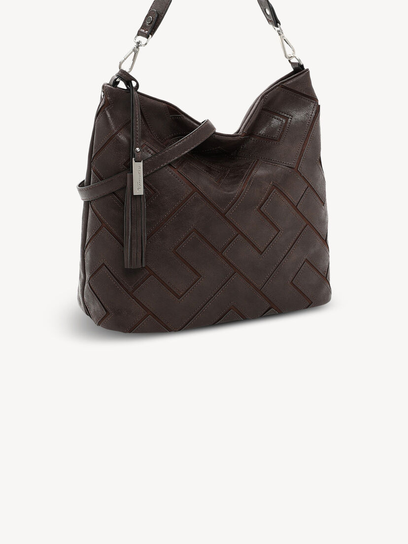 Handtas - bruin, brown, hi-res