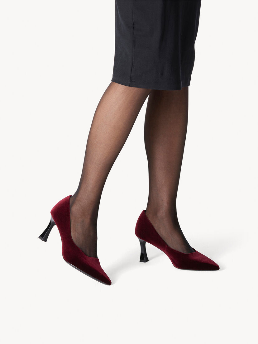 Pumps - rood, MERLOT, hi-res