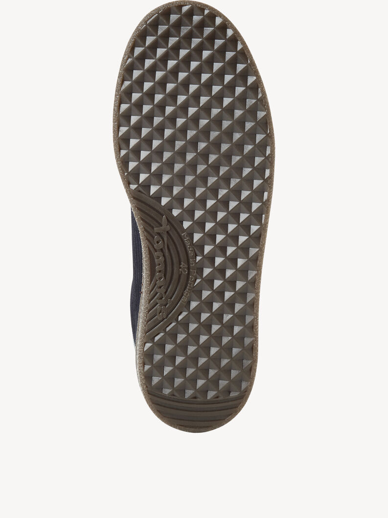 Leather Sneaker - blue, NAVY, hi-res