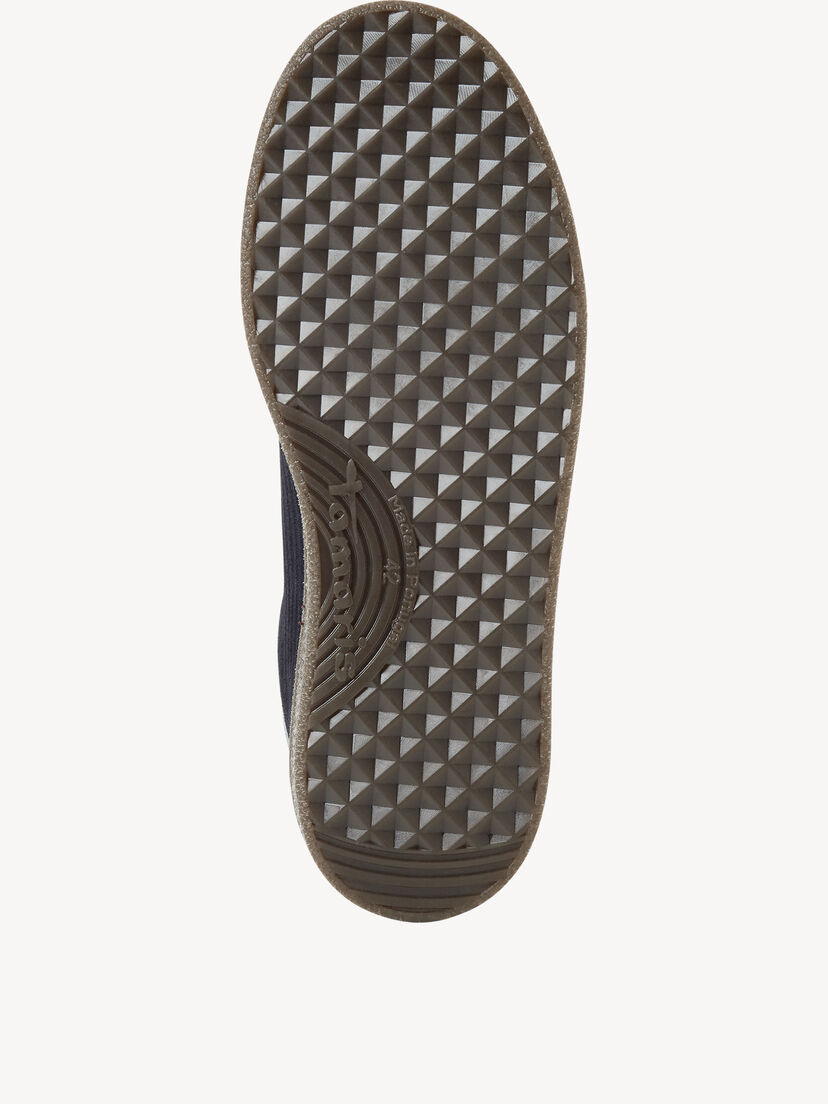 Leren Sneaker - blauw, NAVY, hi-res
