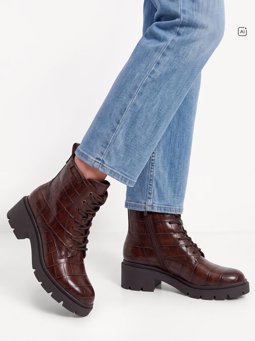 Bootie, COGNAC CROCO, hi-res