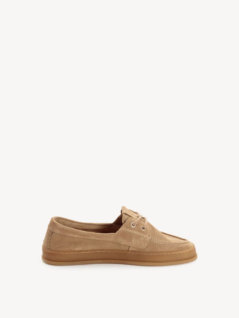 Leren Mocassin - beige, TAUPE, hi-res