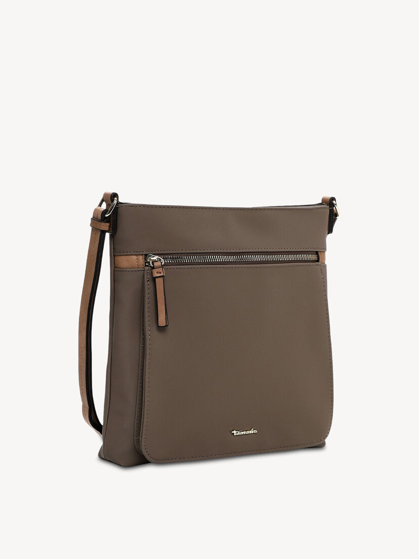 Schoudertas, taupe, hi-res