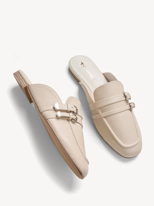 Pantolette, IVORY LEATHER, hi-res