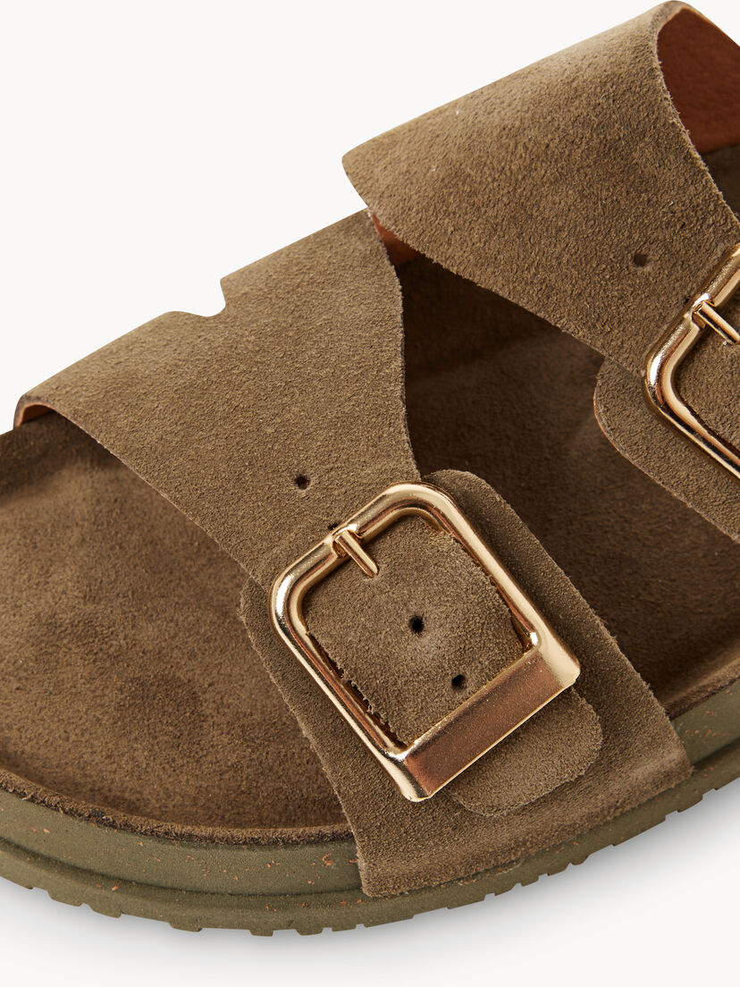 Slipper, OLIVE, hi-res