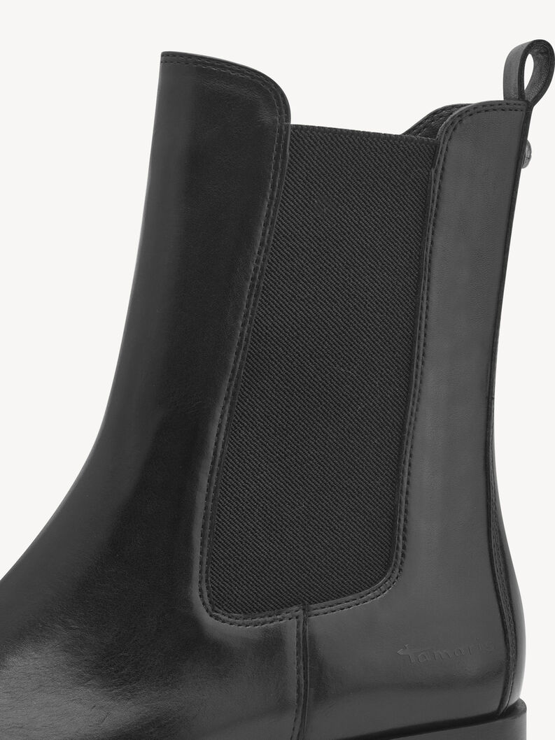 Kožené Obuv Chelsea - černá, BLACK, hi-res