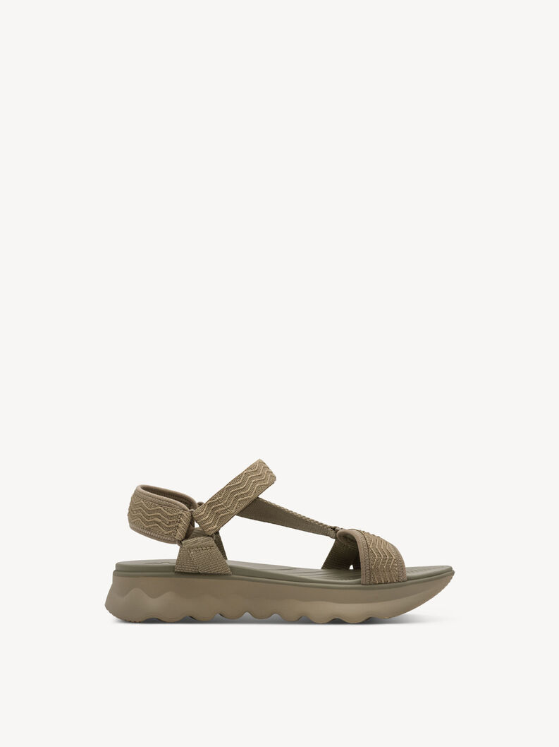 Heeled sandal - green, OLIVE, hi-res