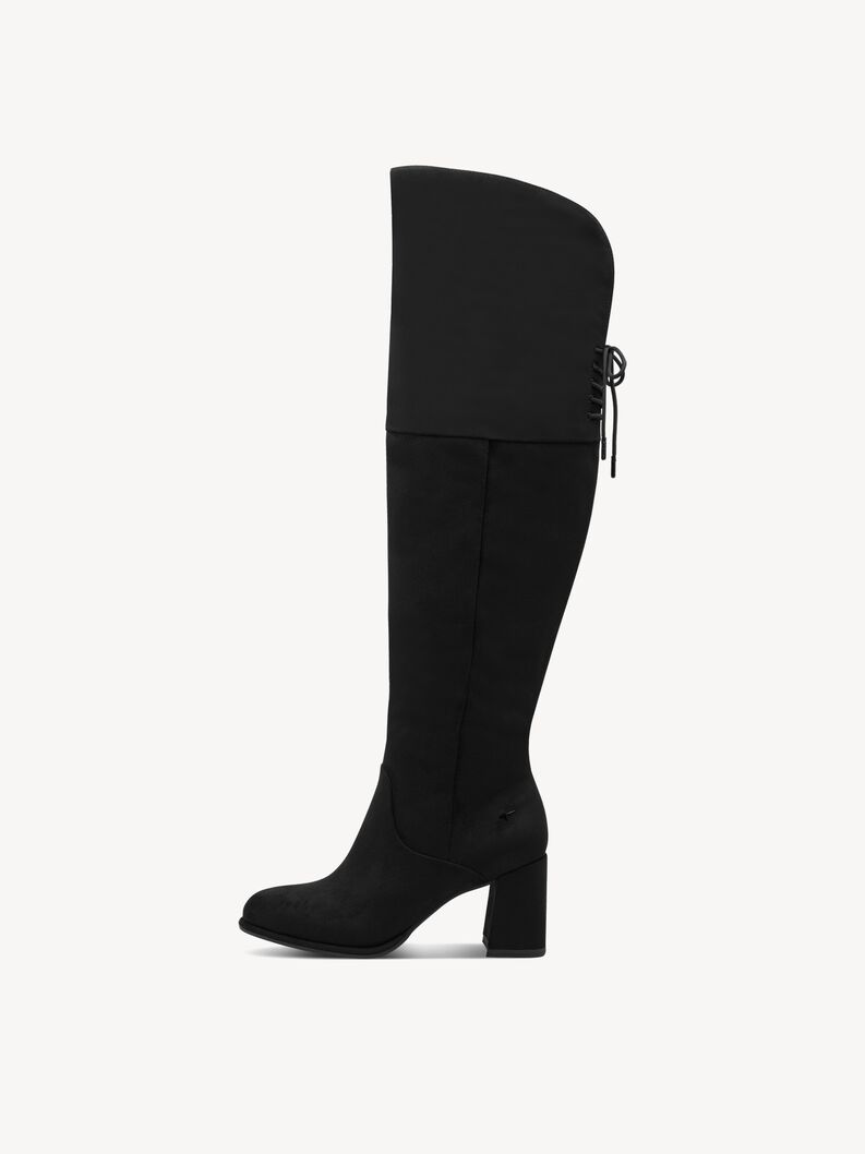 Overknee boots - black, BLACK, hi-res