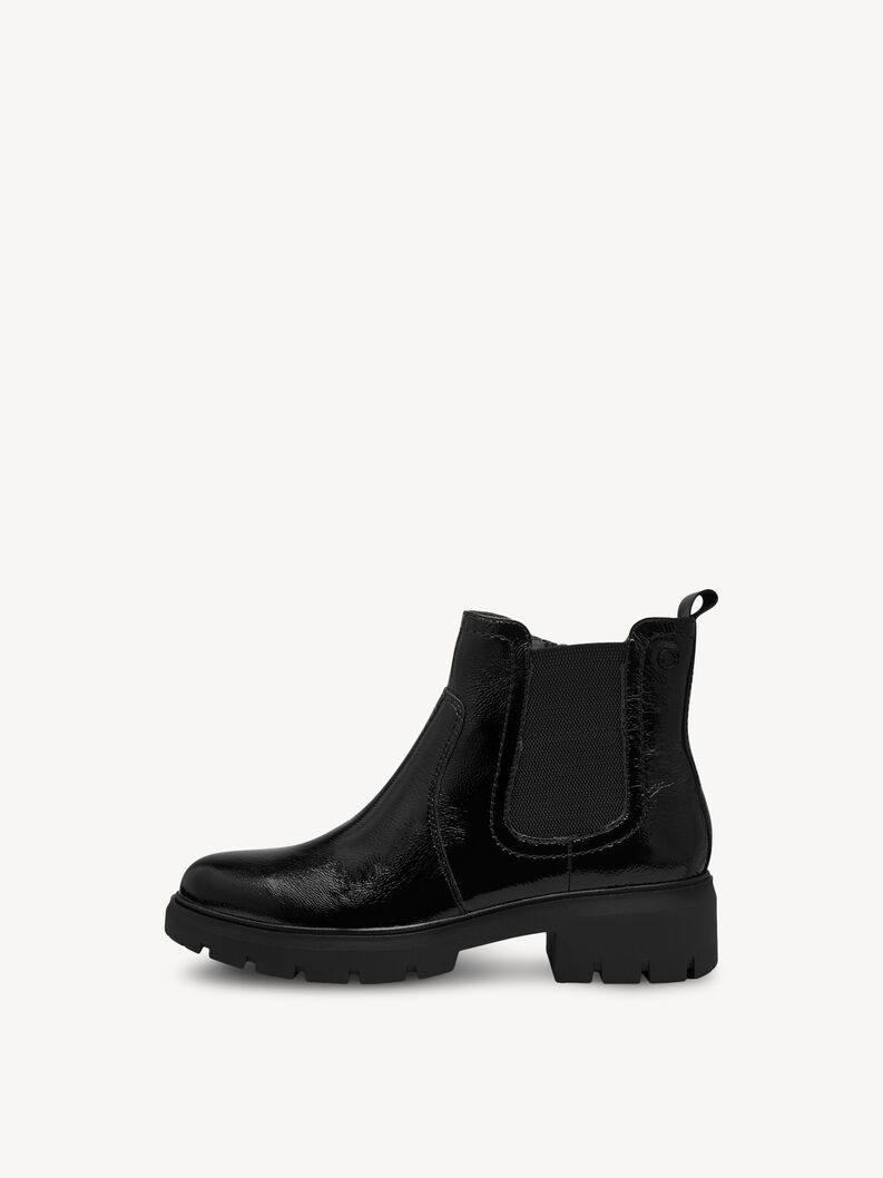 Chelsea boot - black, BLACK PATENT, hi-res