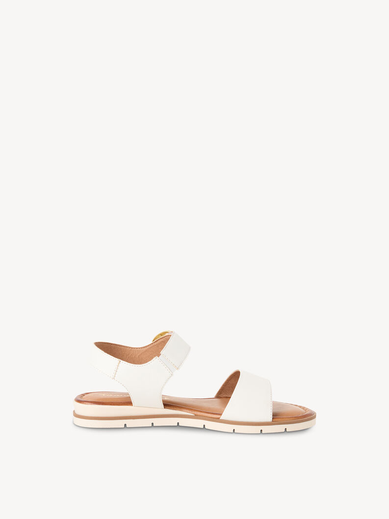 Leather Sandal - white, WHITE LEATHER, hi-res