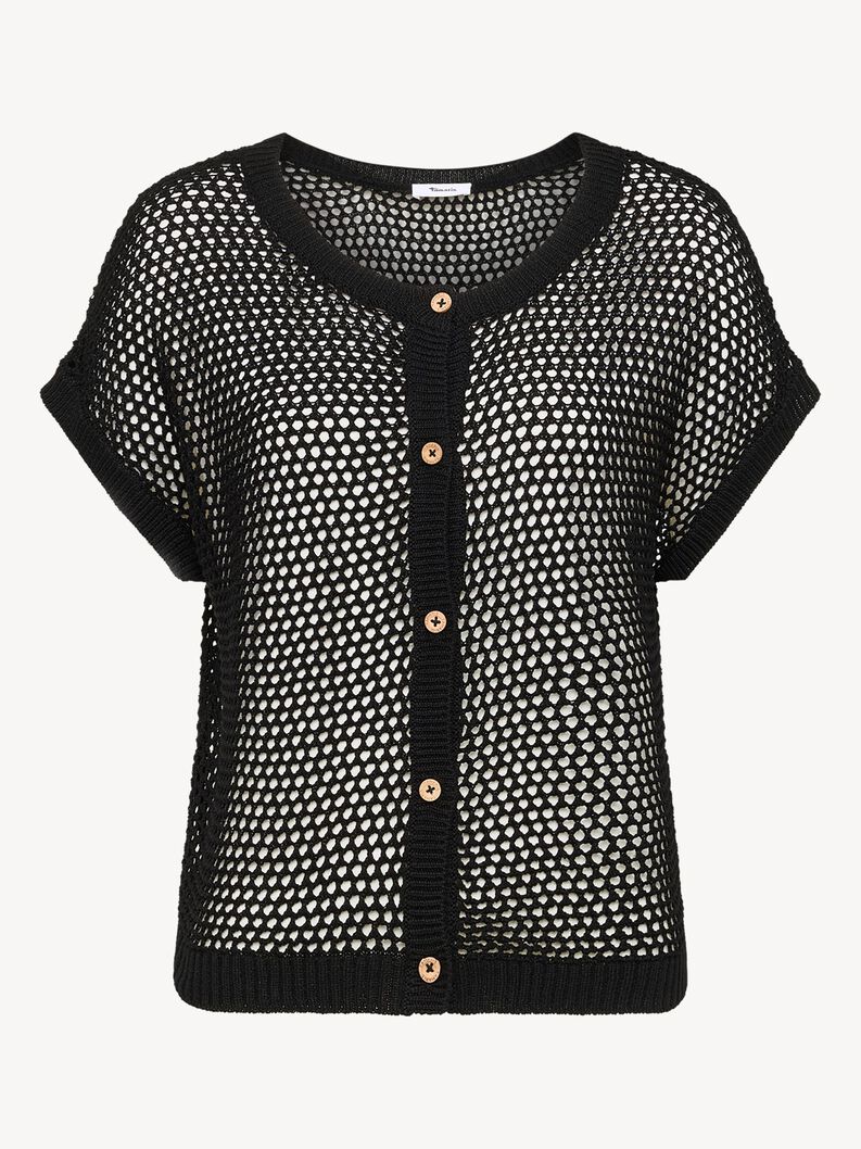 Cardigan - sort, Black Beauty, hi-res