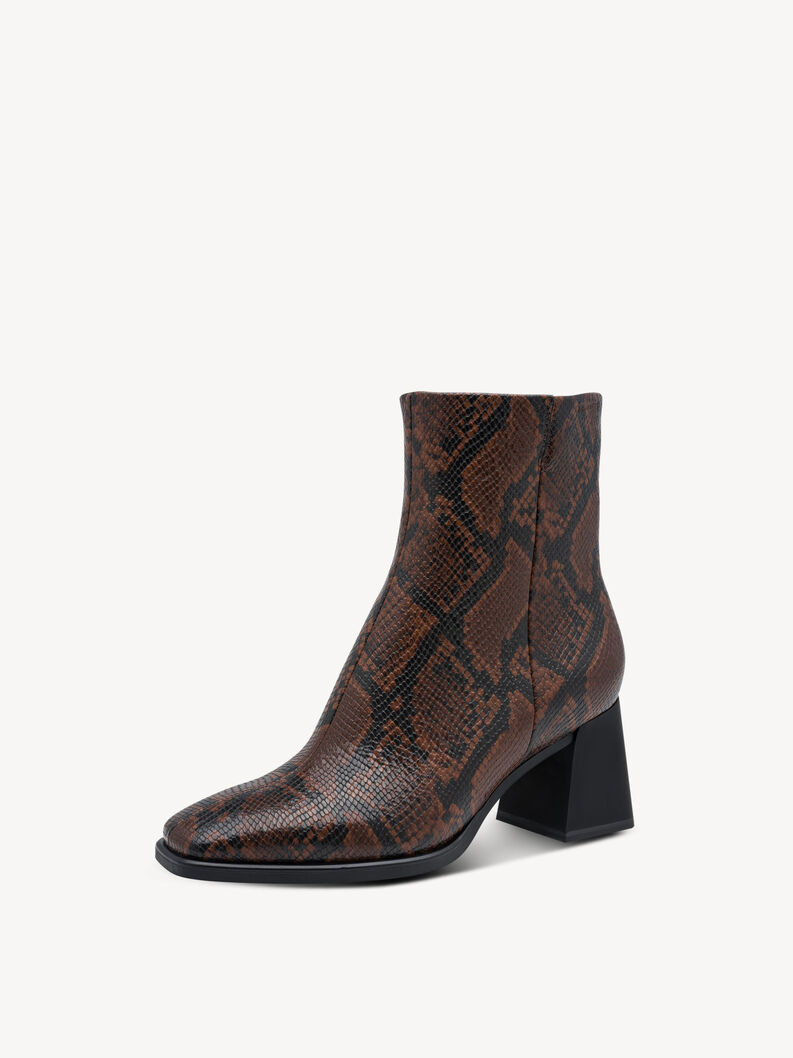 Bottine - marron, MOCCA SNAKE, hi-res