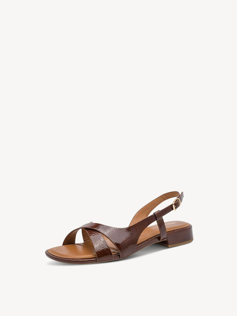 Sandale - marron, COGNAC PATENT, hi-res