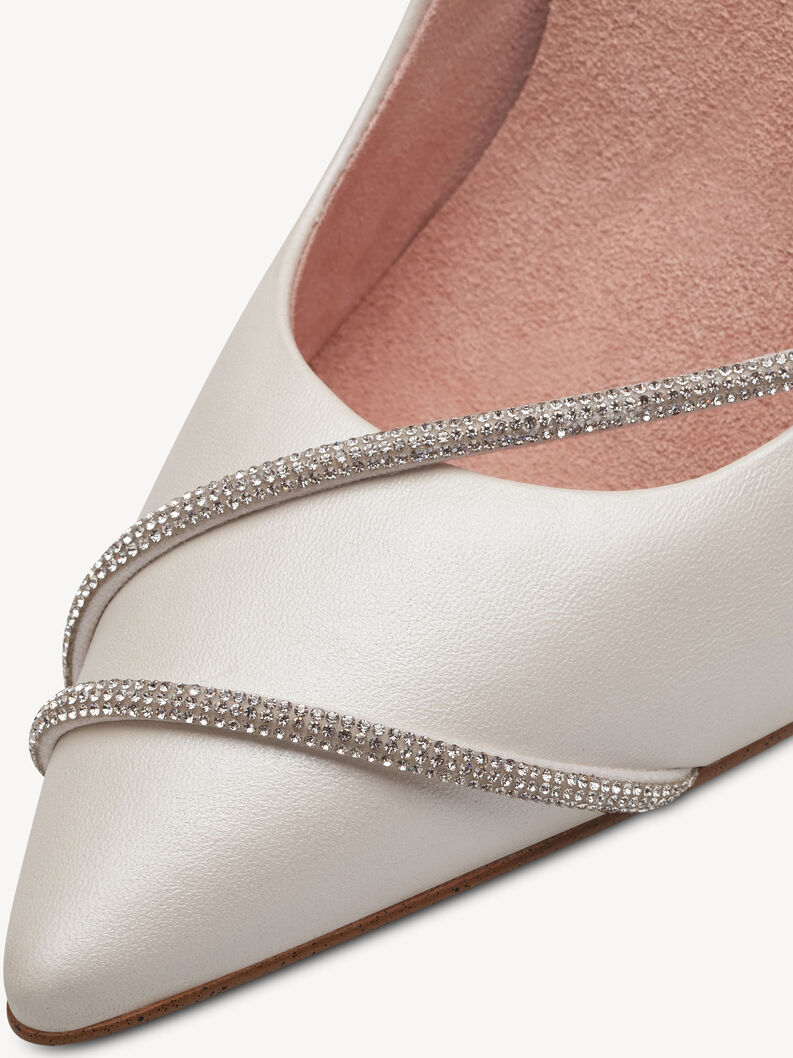 Leather Pumps - beige, IVORY LEATHER, hi-res