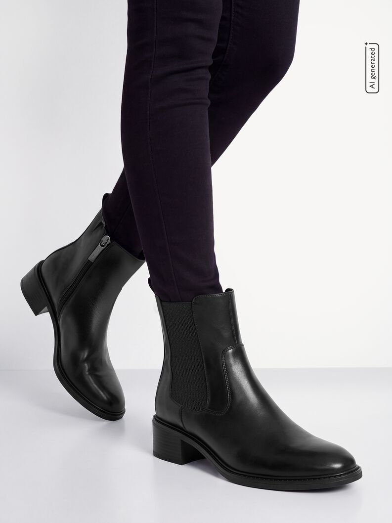 Leather Chelsea boot, BLACK NAPPA, hi-res