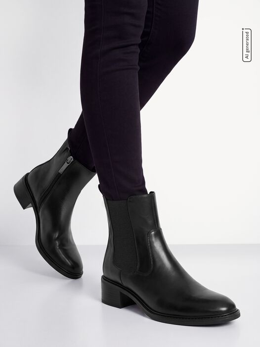 Leren Chelseaboot, BLACK NAPPA, hi-res
