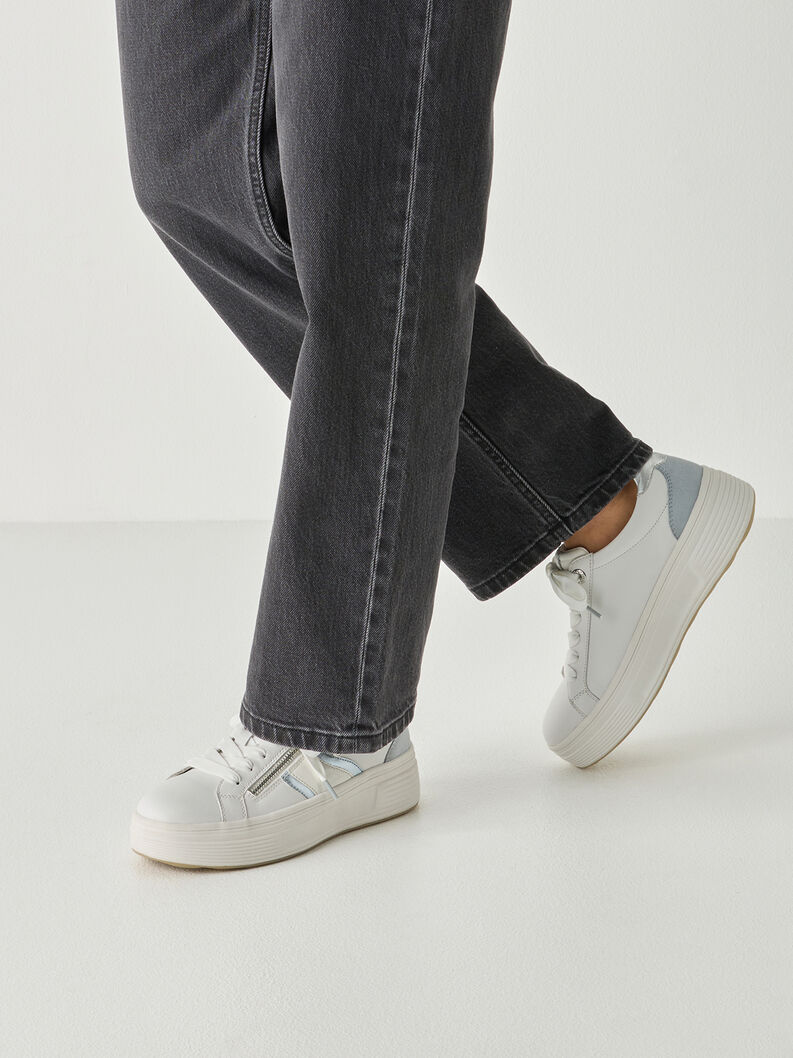 sneaker, WHITE/BLUE, hi-res