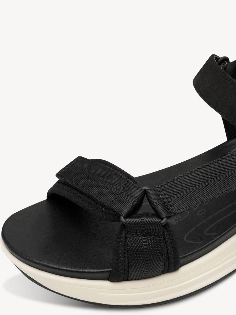 Sandaaltje - zwart, BLACK, hi-res