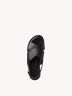 Leather Sandal - black, BLACK LEATHER, hi-res