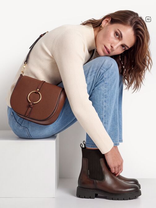 Chelsea boot, cognac, hi-res