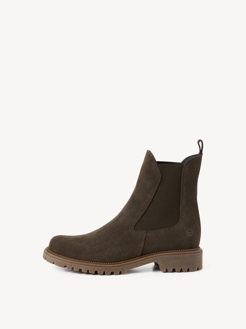 Leren Chelseaboot - groen, OLIVE, hi-res