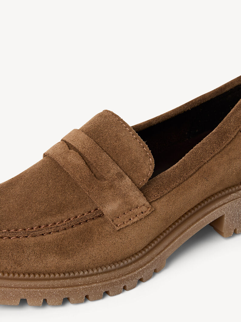 Lederslipper - braun, BROWN, hi-res