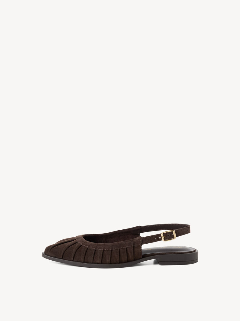 Leren Slingpumps - bruin, 304, hi-res