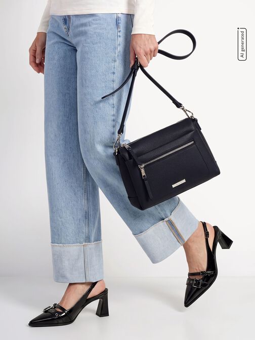 Satchel, blue, hi-res