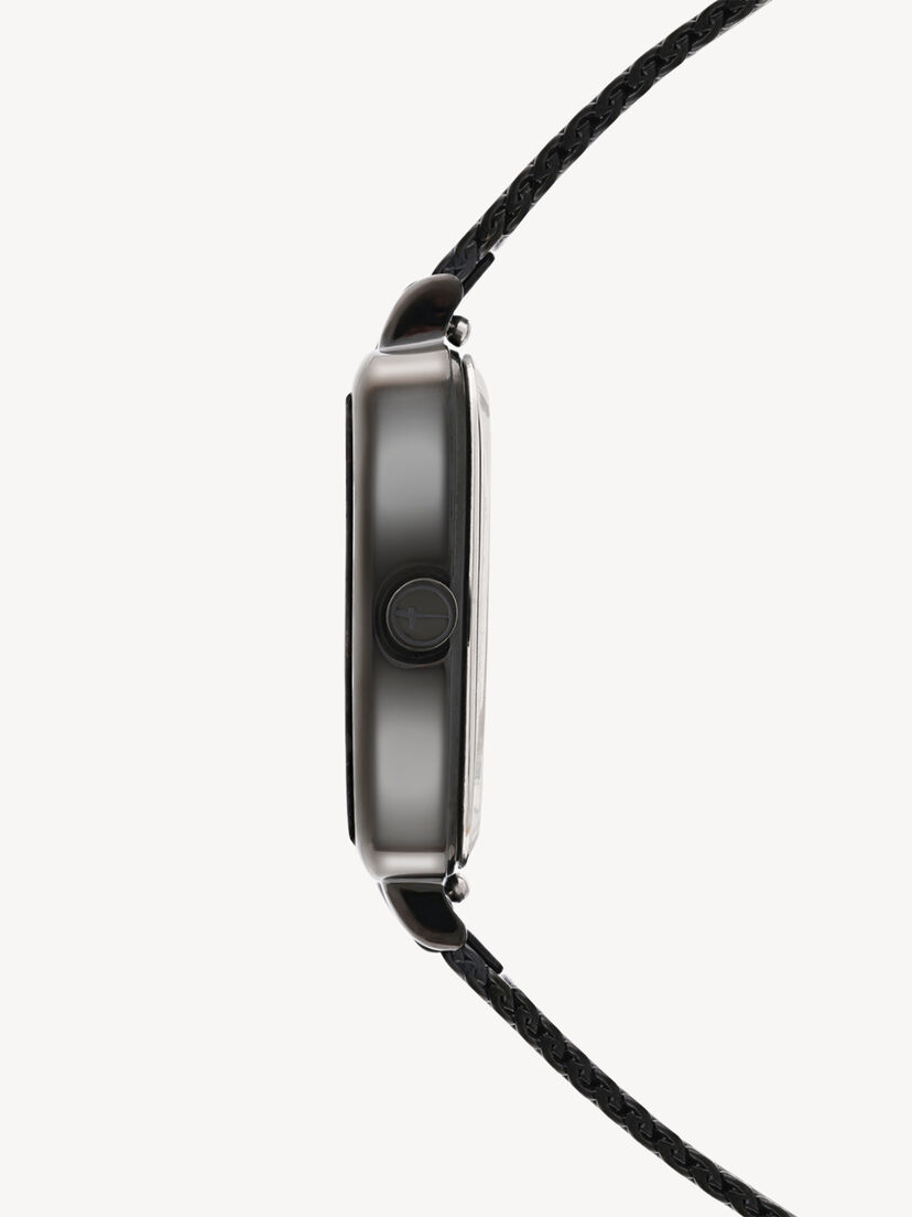 Horloge - zwart, schwarz-schwarz sunray, hi-res