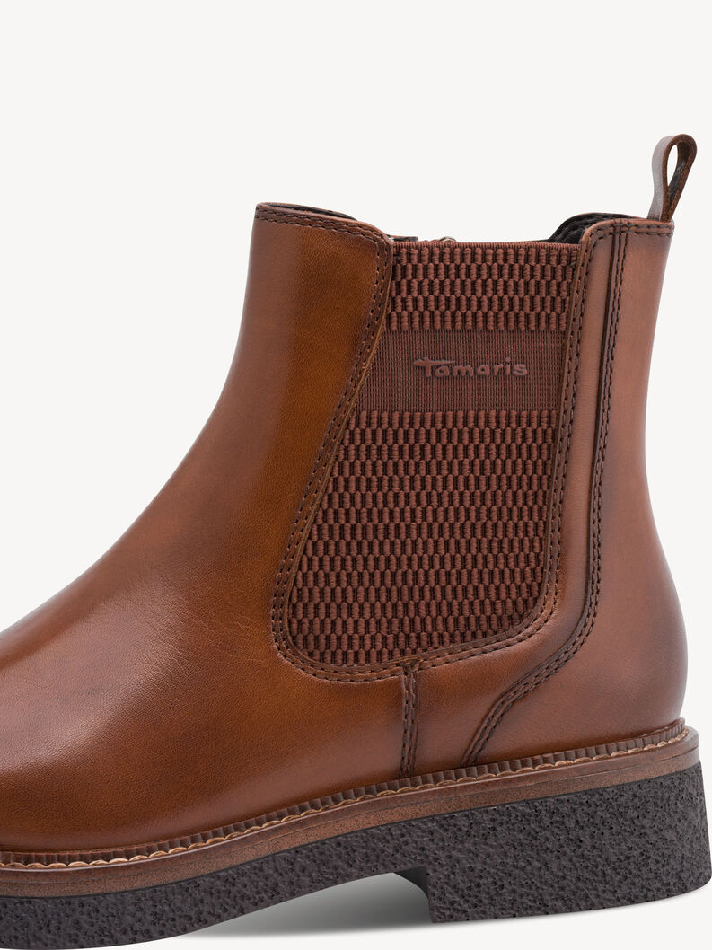 Chelseaboot - brun, COGNAC LEATHER, hi-res