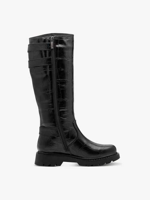 Stiefel, BLACK CROCO, hi-res