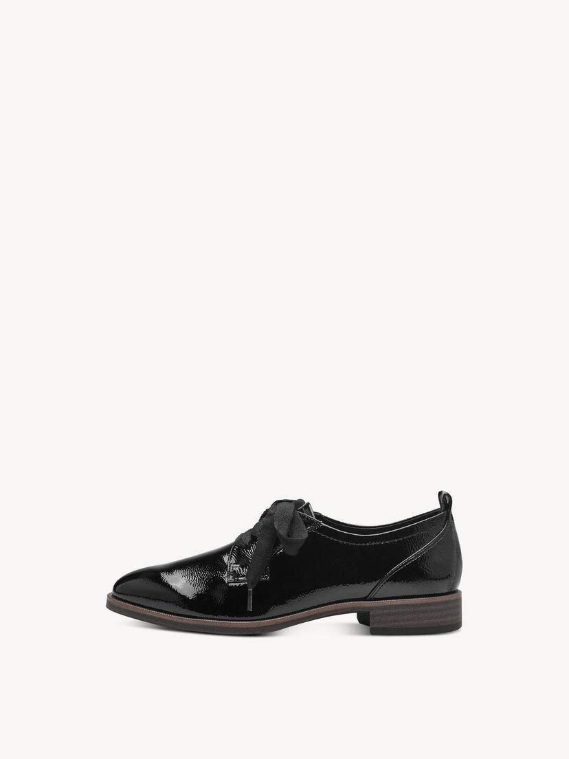 Lage schoen, BLACK PATENT, hi-res