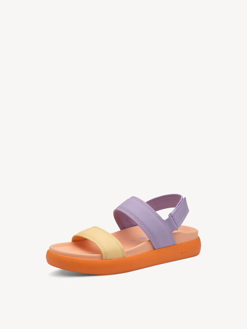 Heeled sandal - purple, LILAC COMB, hi-res